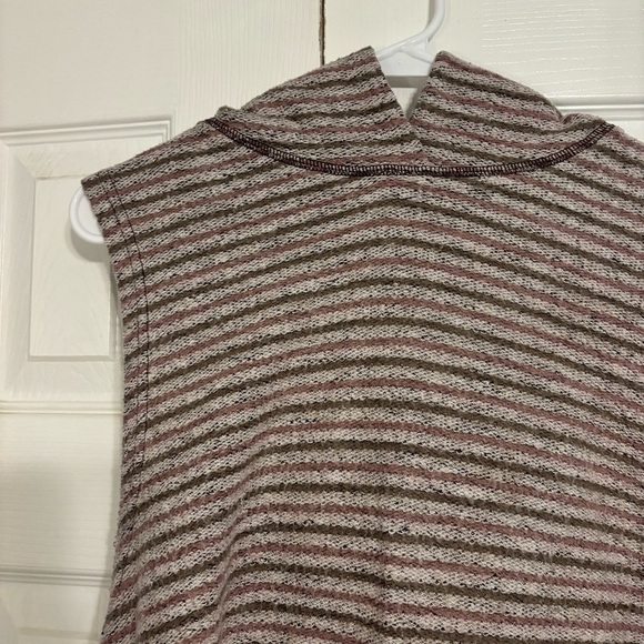 Free People Pullover Purple Striped Hoodie - Picture 4 of 5